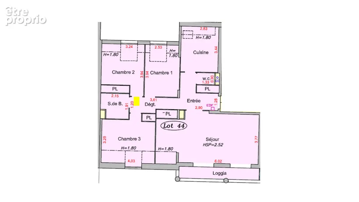 Appartement Dugny 4 pièces 84 m2 - photo 10