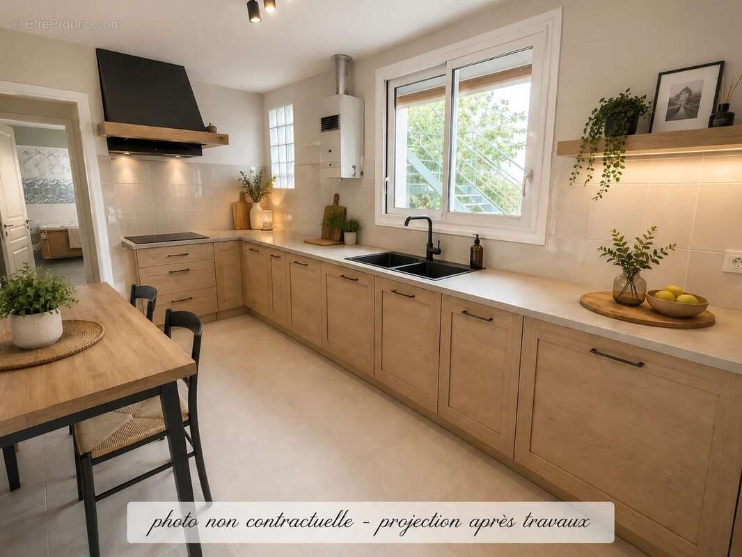 Maison de plain-pied de 77m2 habitables avec garage sur un terrain de 1 560m2 clos - photo 6