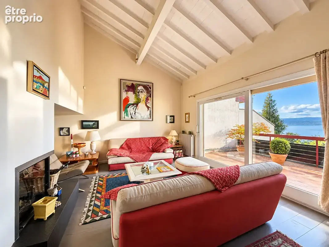 Maison mitoyenne 108 m² avec vue panoramique sur le lac Léman - photo 2