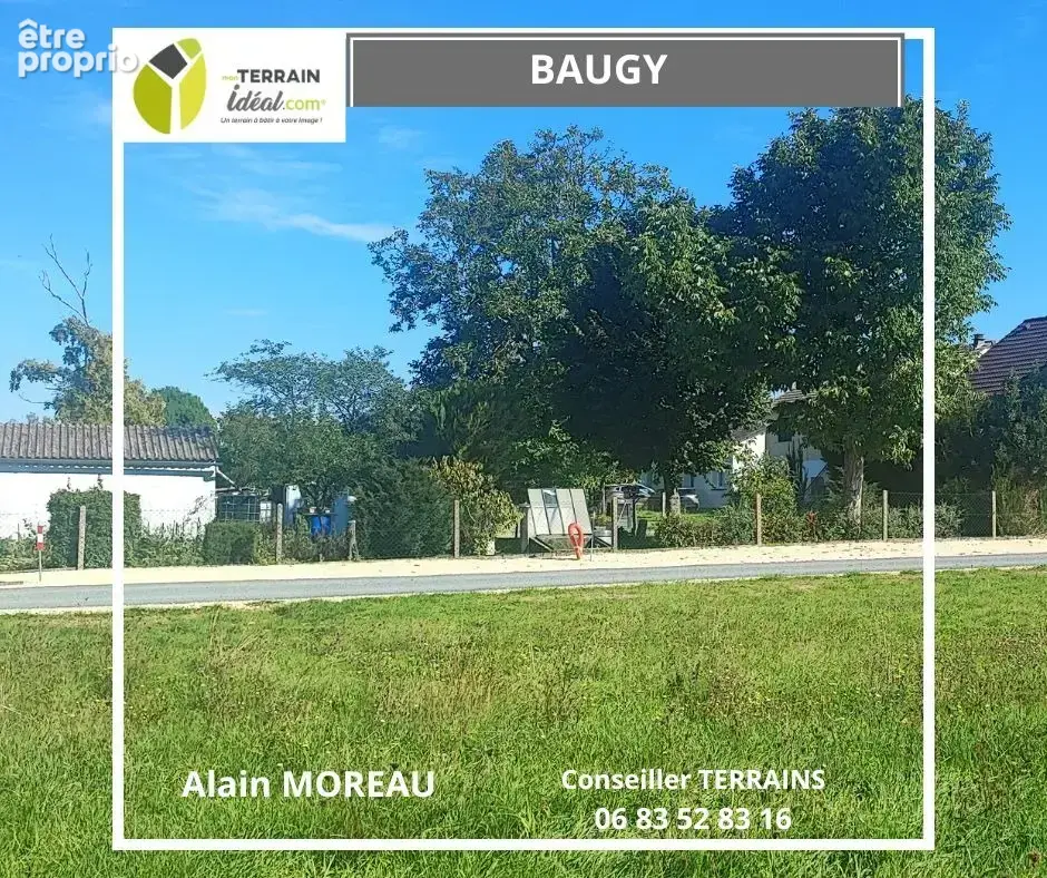 Terrain 1 000 m² à vendre à Baugy (18800) - photo 1
