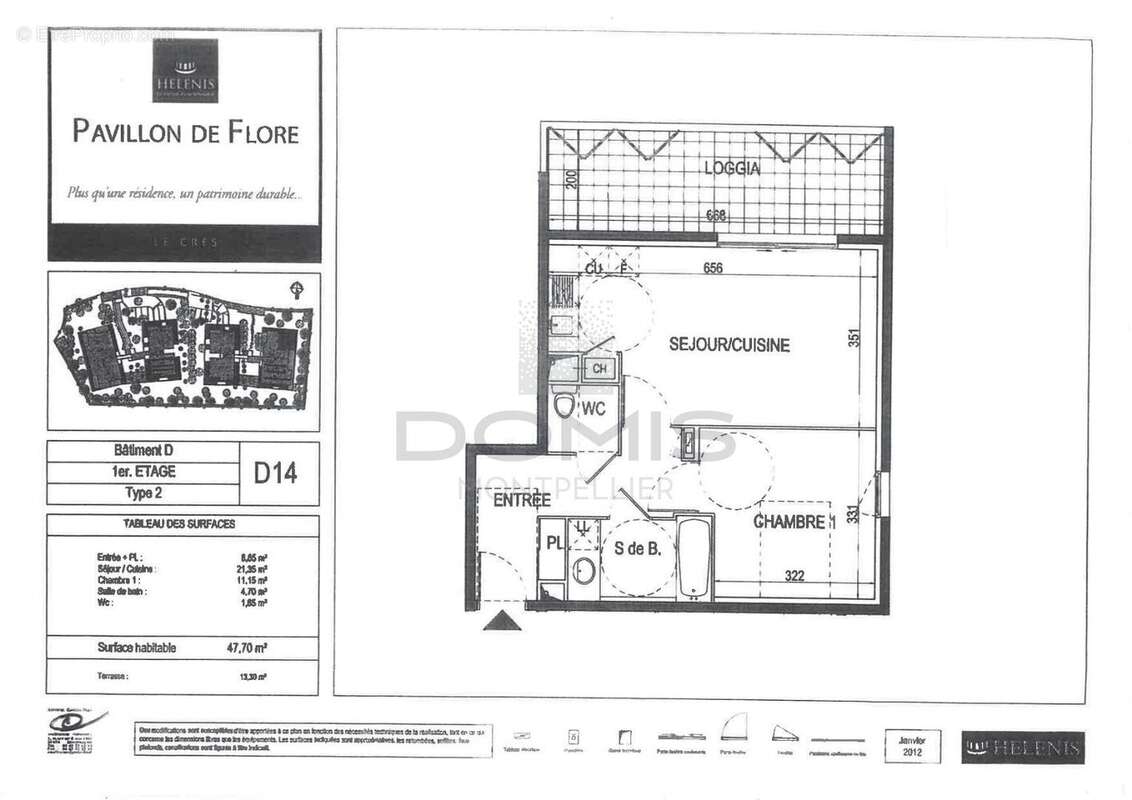Appartement à LE CRES