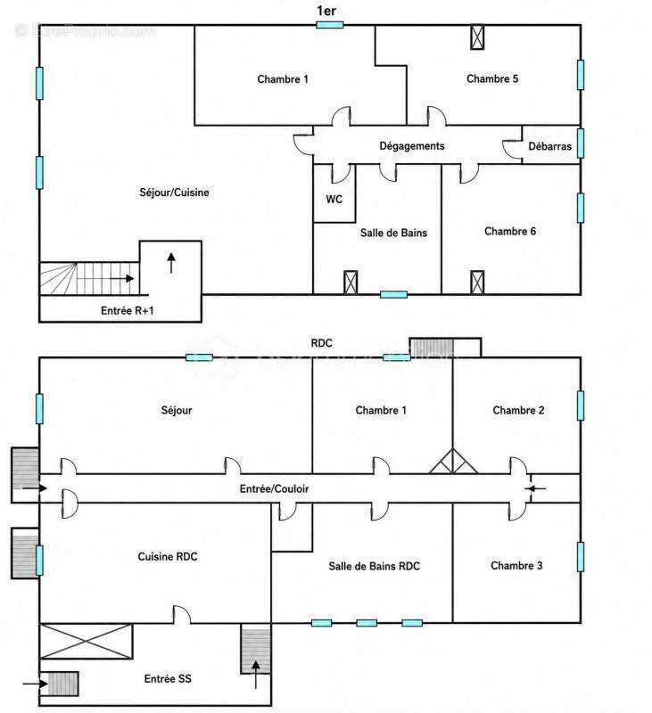 Saint-Laurent-en-Gâtines – Grande maison familiale de 232 m² avec deux espaces de vie, sous-sol complet et terrain de 2 565 m² - photo 12