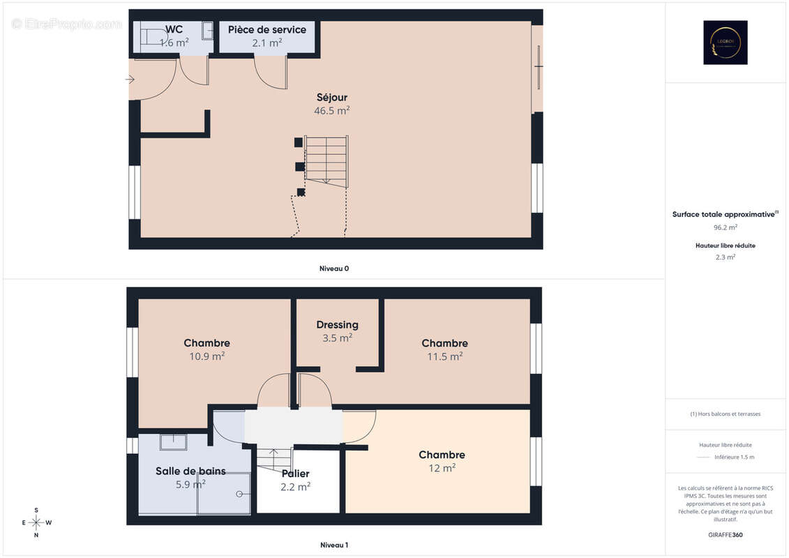 Maison de type 4, 95m2 sur une parcelle de 135 m2 au calme sur la commune de Cabannes. - photo 8