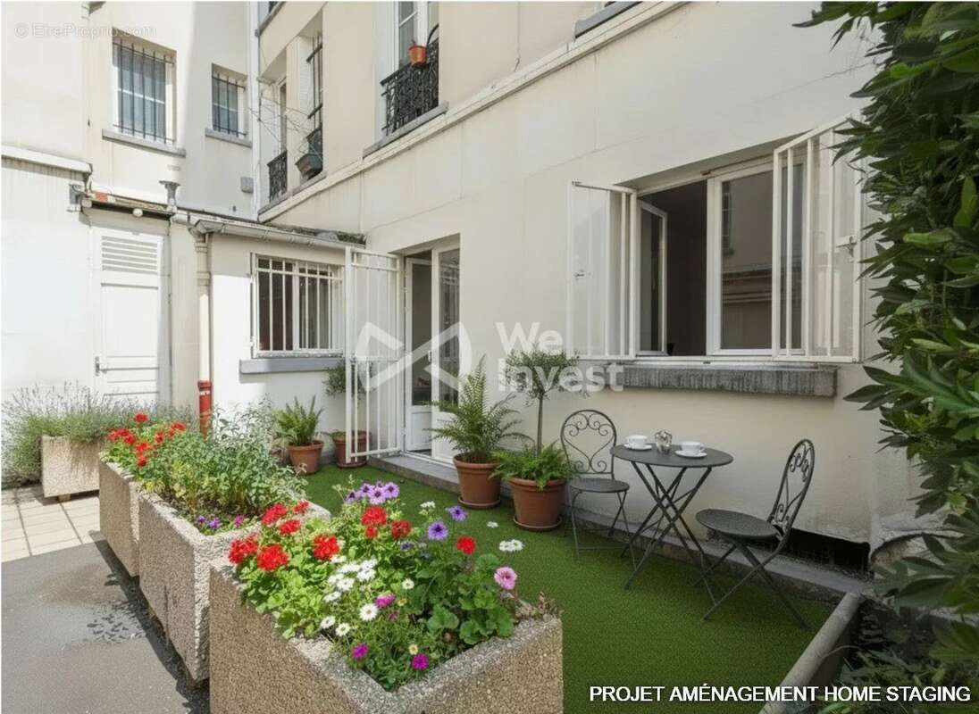 Paris 18e – 2 pièces 33,51 m² – rez-de-chaussée sur cour - photo 3