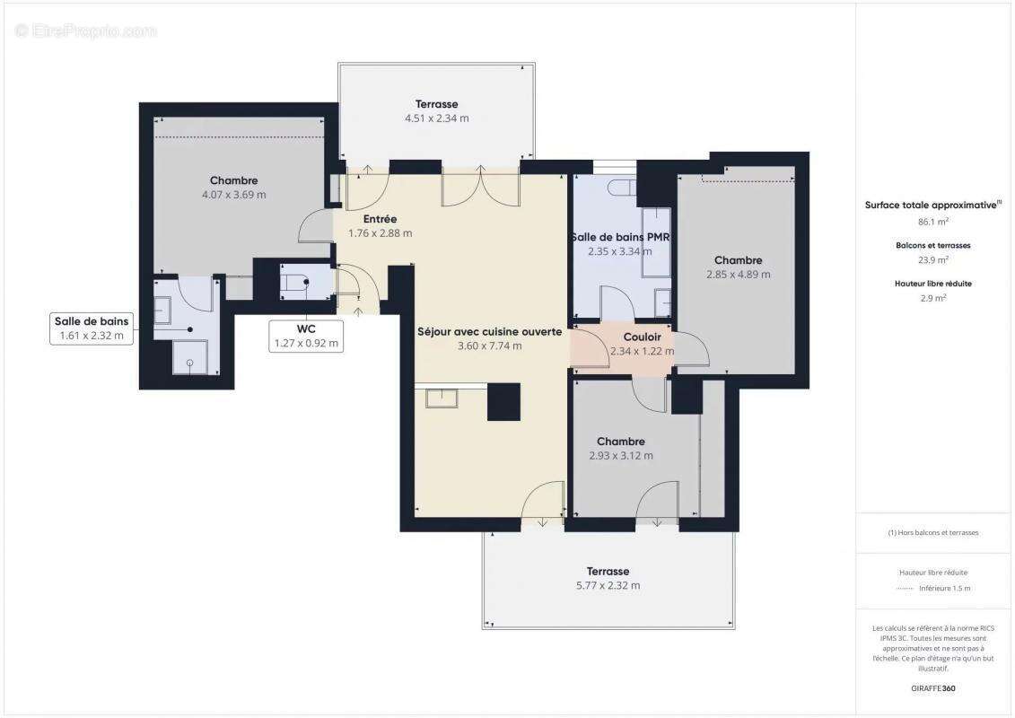 Appartement à COLOMBES