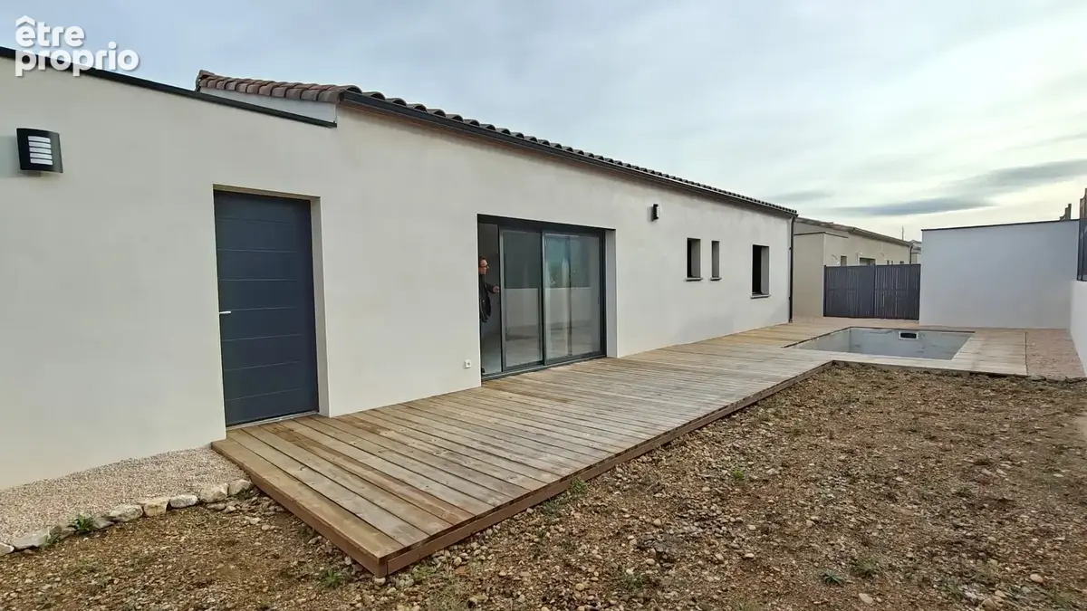 Limoux - Villa neuve de plain-pied avec piscine et garage - photo 12