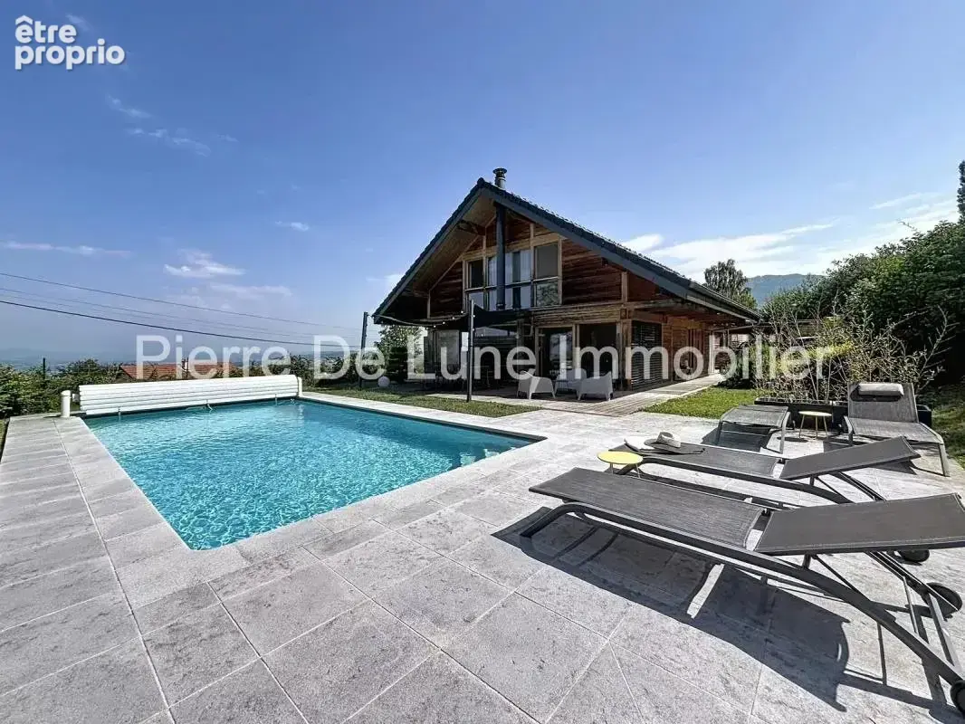 Trévignin – Maison d'exception en ossature bois avec vue dominante, piscine et panorama sur les montagnes - photo 18