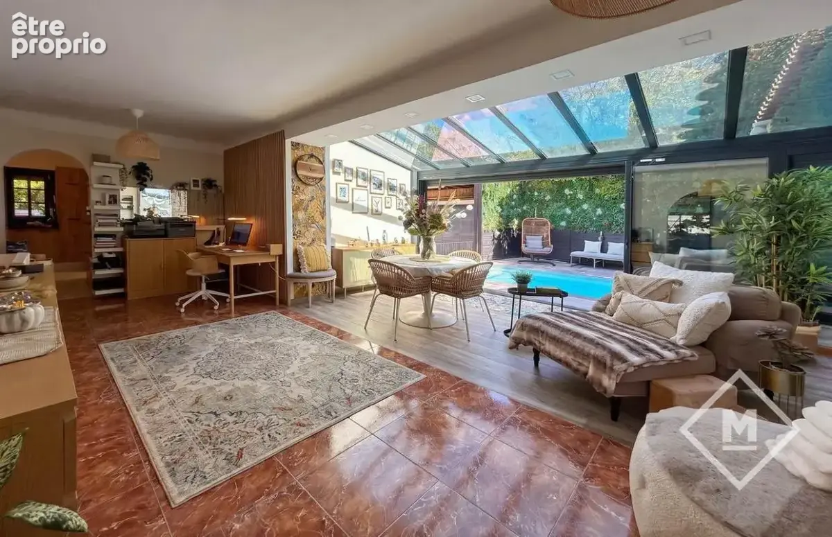 Vend Maison T5-6 calme sans vis à vis jardin piscine garage - photo 7