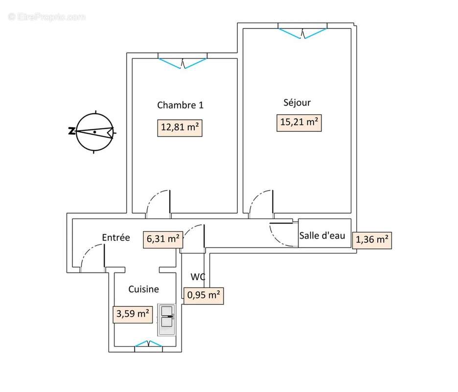 Appartement à LA GARENNE-COLOMBES