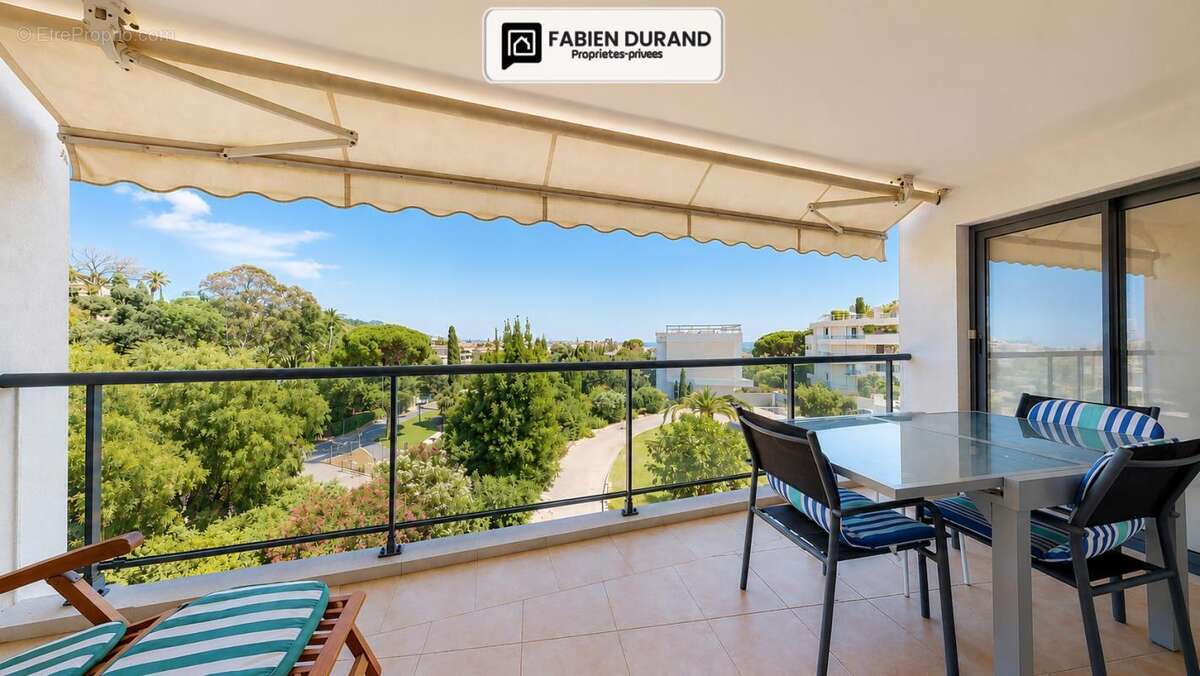 Cannes plage du midi 700m 3 pièces 71,8 m² deux terrasses 22 m²  piscine  garage -   aperçu mer - photo 4