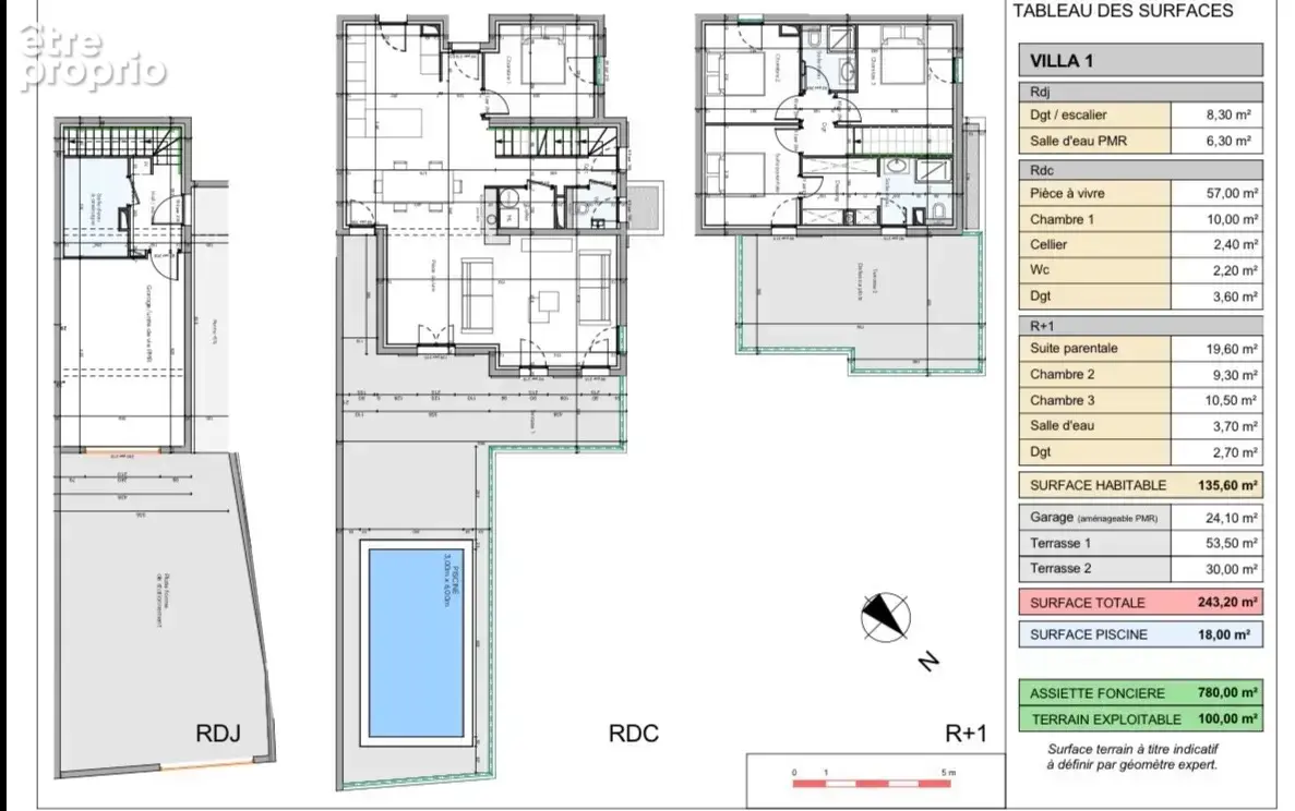 Bastia Cardo : Superbe villa de 185m2 neuve avec piscine livraison été 2027 - photo 2