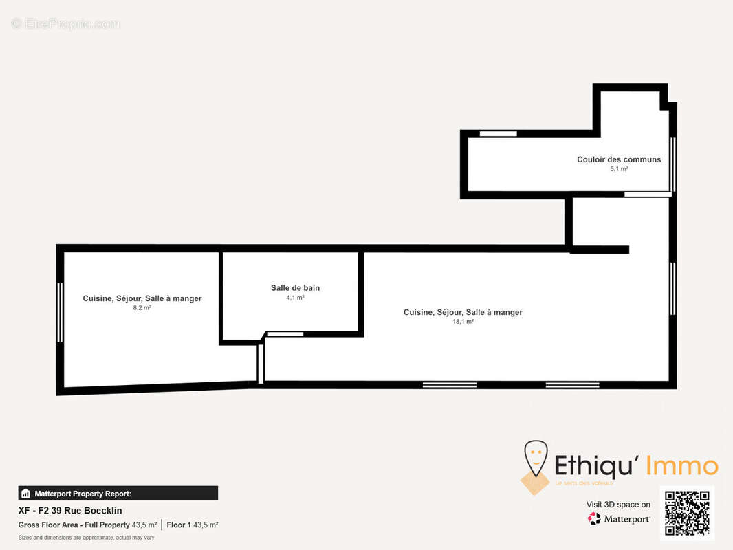 Appartement 31 m² à Strasbourg  - photo 9