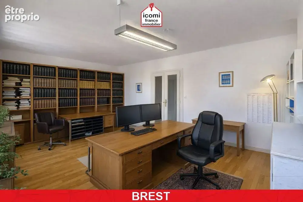 Finistere - brest (29200) - a vendre - appartement / bureau  -110 m² - quatres chambres possible - triangle d'or - proche cours  - photo 4