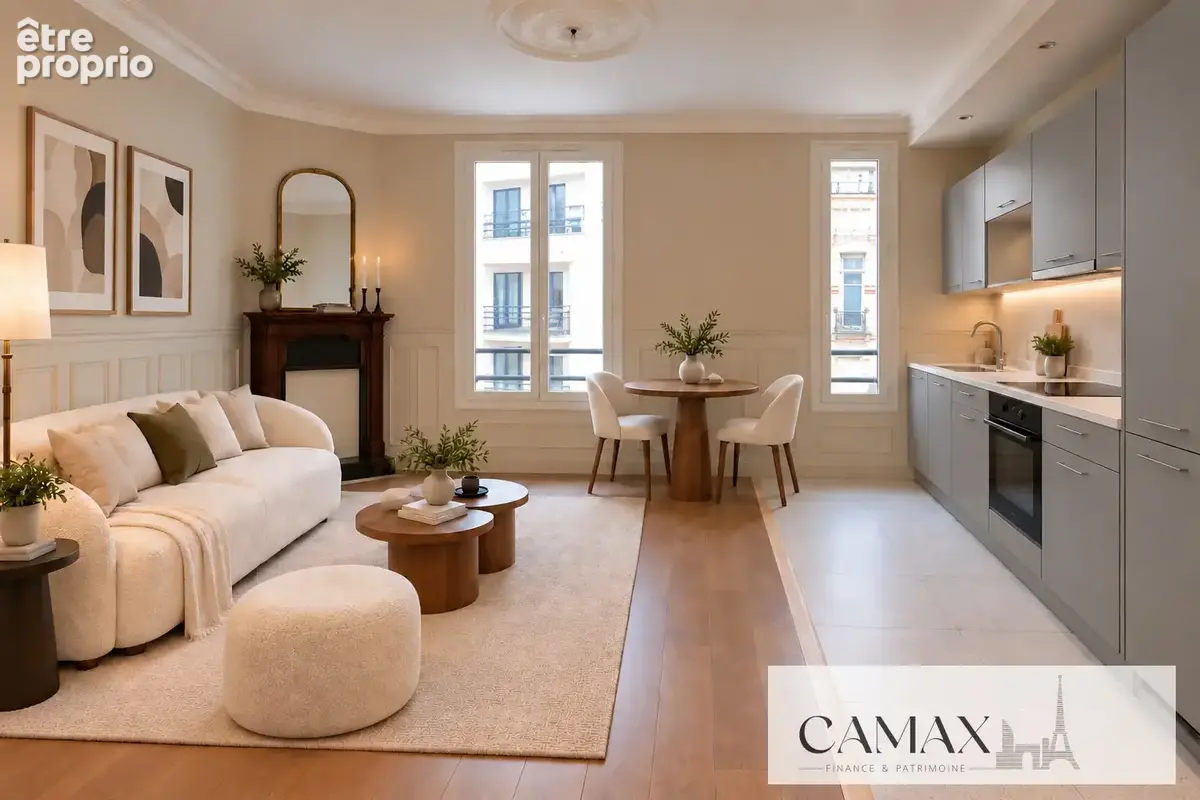 Appartement 3 pièces 51 m² · à Levallois-Perret · 50,6 m² · 538 000 €