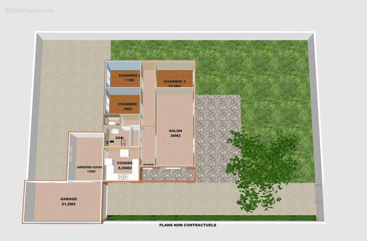 Maison 96 m² à Villeneuve-Les-Avignon  - photo 13