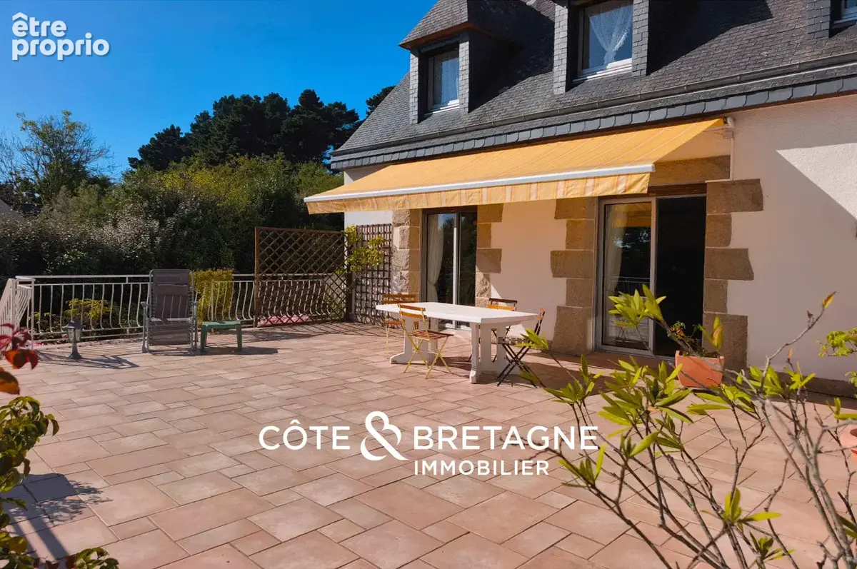 Maison néo-bretonne exposée sud vue mer, proche de paimpol  réf : 2026180 - photo 4