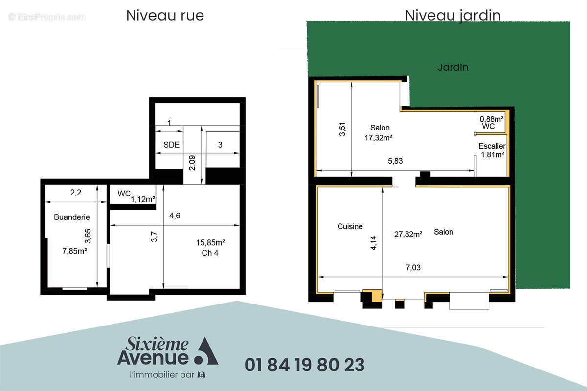 CHAVILLE - Maison de 6 pièces 150 m2 - photo 17