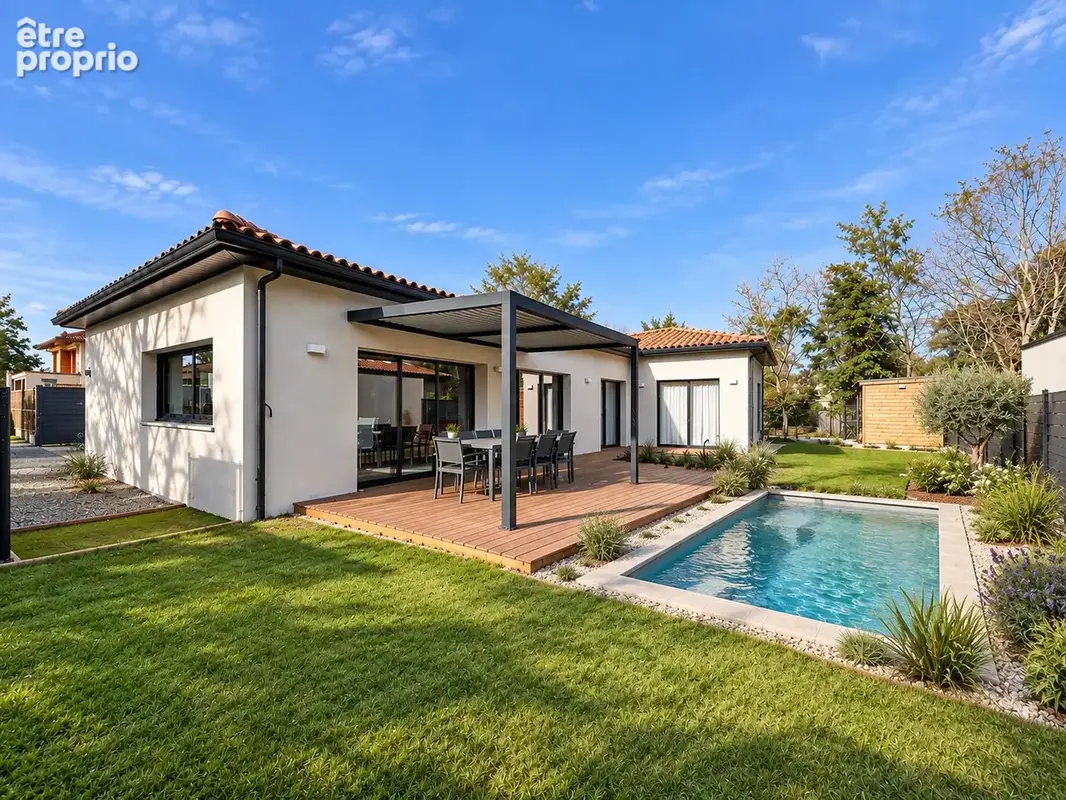 Rare ! Maison contemporaine de plain pied T5 neuve avec des prestations de standing. - photo 14