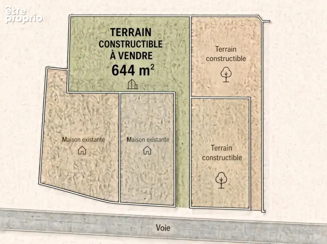 Terrain à vendre 644 m², Vair-sur-Loire (44) - photo 3