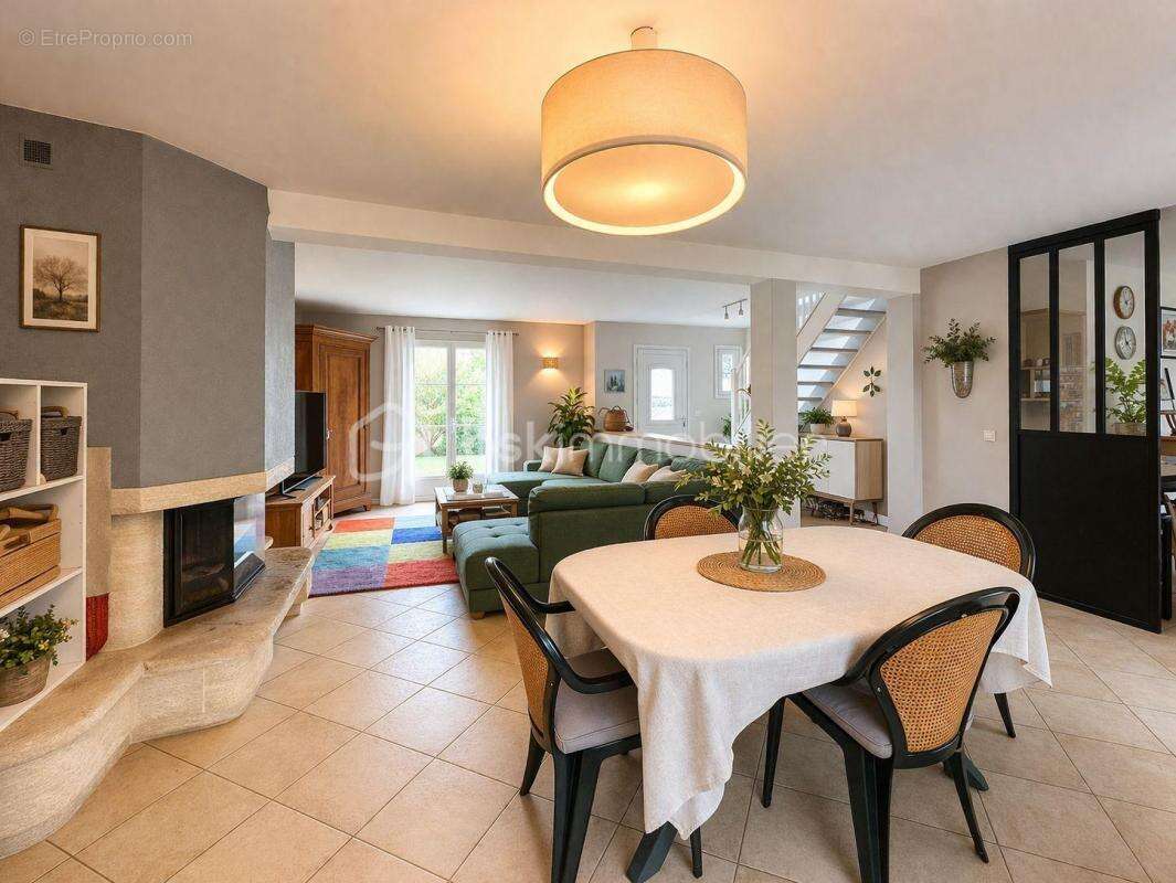 Maison, 4 chambres, plein pied de vie, Terrain arboré de 900 m2 - photo 8