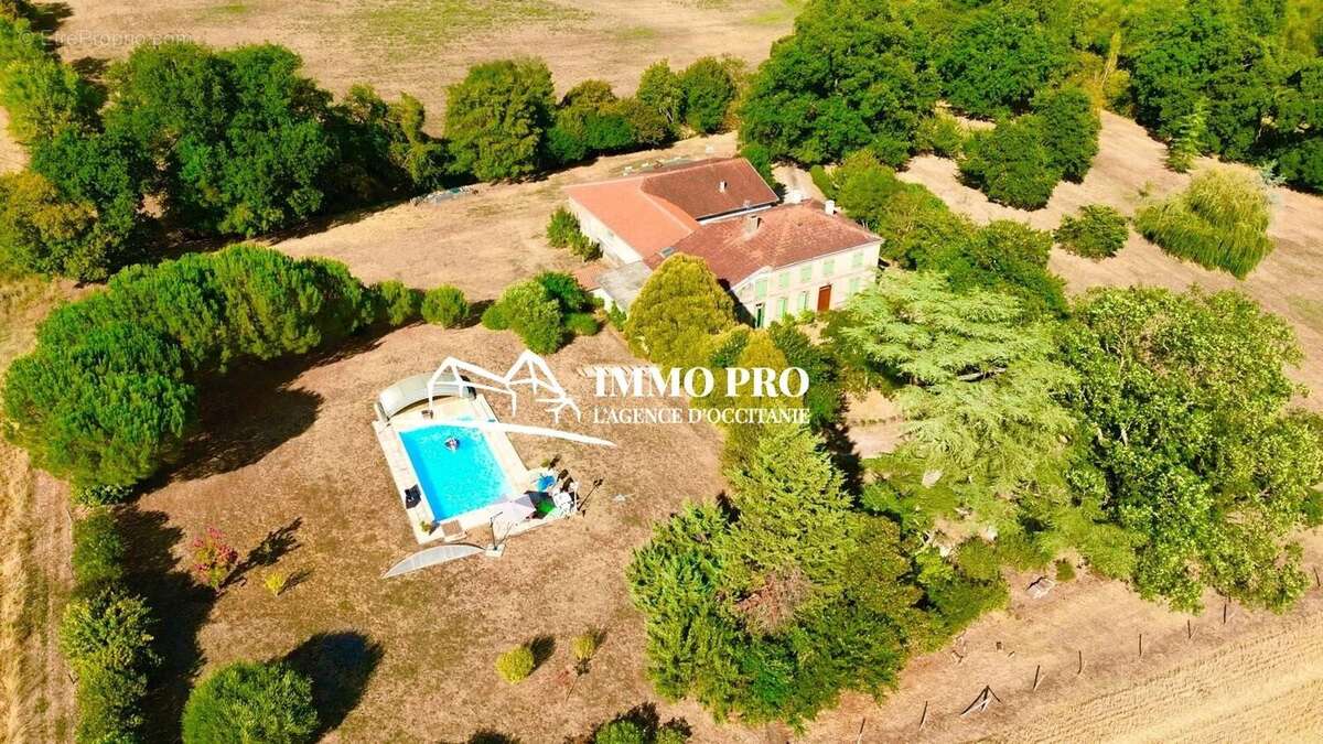 SAMATAN  Propriété avec deux habitations   Parc arboré & Vue Pyrénées - photo 2