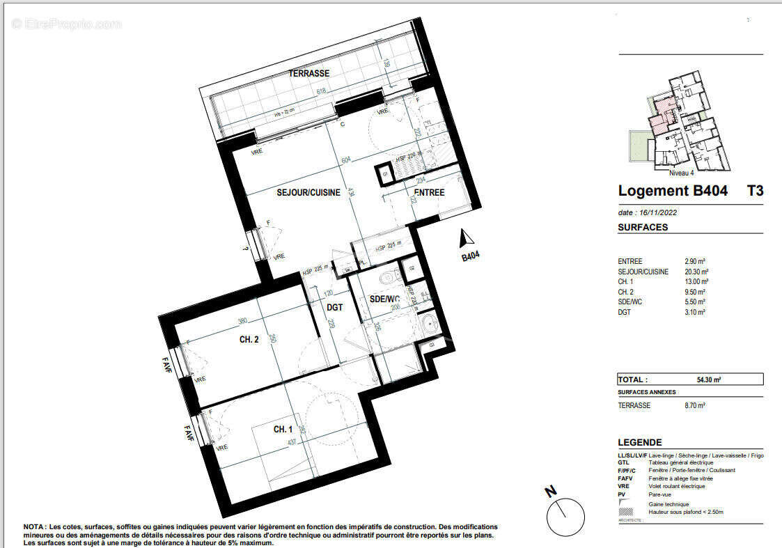 Appartement à SAINT-NAZAIRE