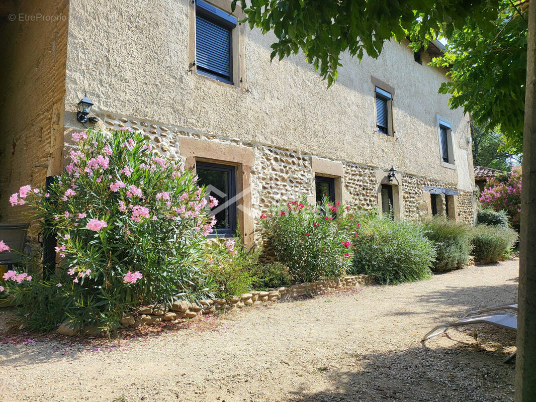 Façade sud - Maison à HAUTERIVES