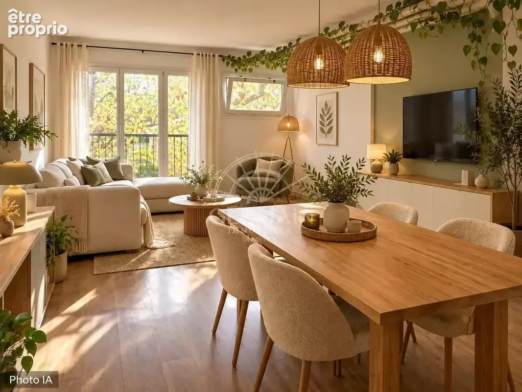 L'Isle sur la sorgue, à vendre , appartement de type 4 avec parking. - photo 2