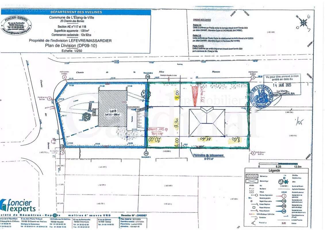 Terrain à L&#039;ETANG-LA-VILLE