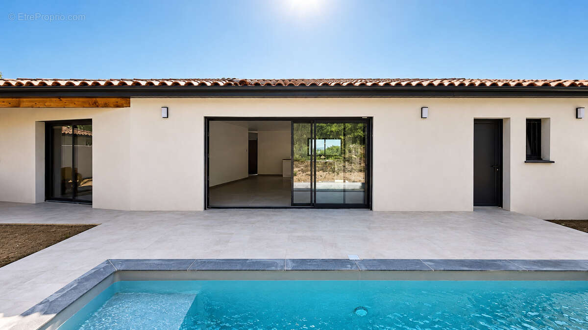 Maison neuve, 130m2 habitable, 3 chambres, piscine - photo 3