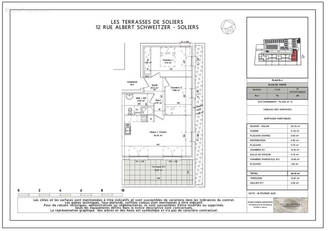 Appartement à SOLIERS