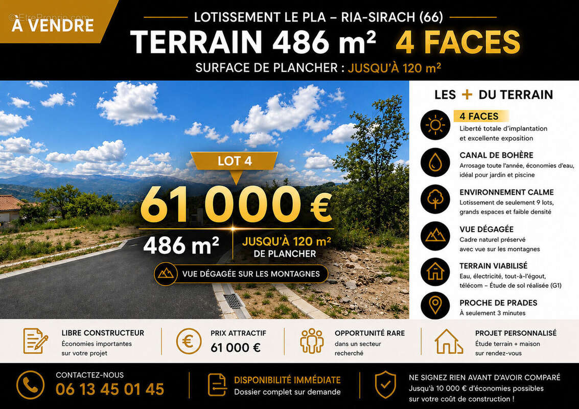 Terrain 486 m² à Ria-Sirach  - photo 5