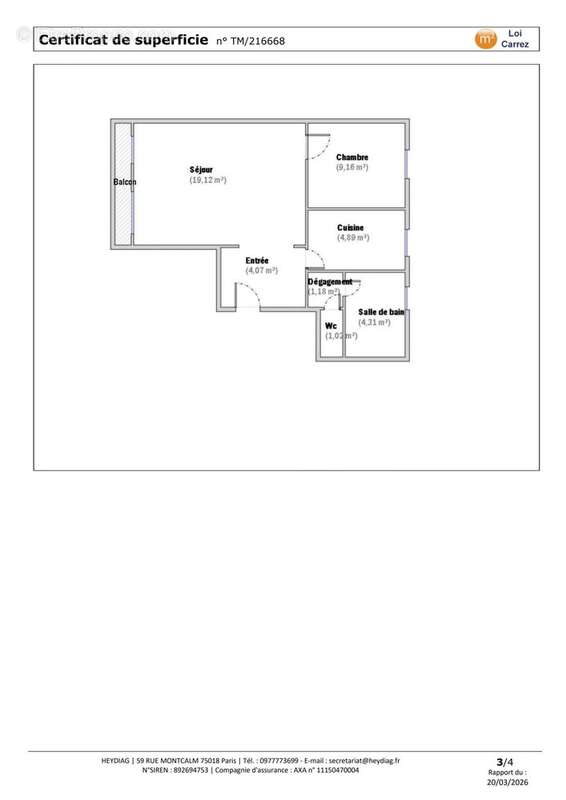 Appartement à PARIS-12E