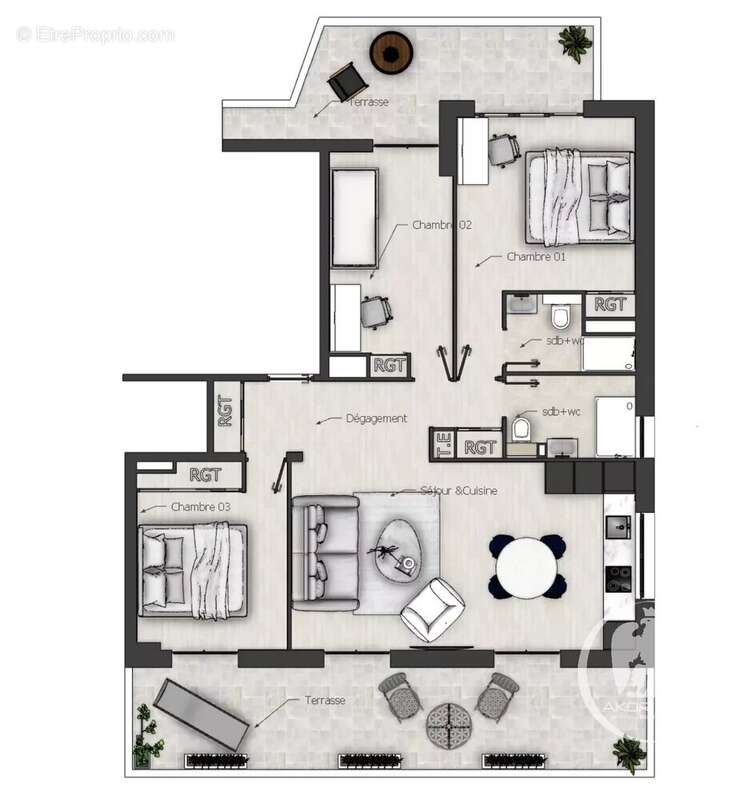 Appartement à NICE