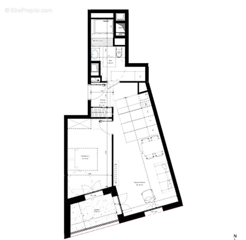 Appartement à AUBERVILLIERS