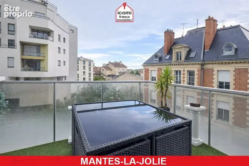 Yvelines - mantes-la-jolie (78200) - a vendre - appartement t3 avec terrasse et parking 2 voitures - belle piece de vie avec cui - photo 5
