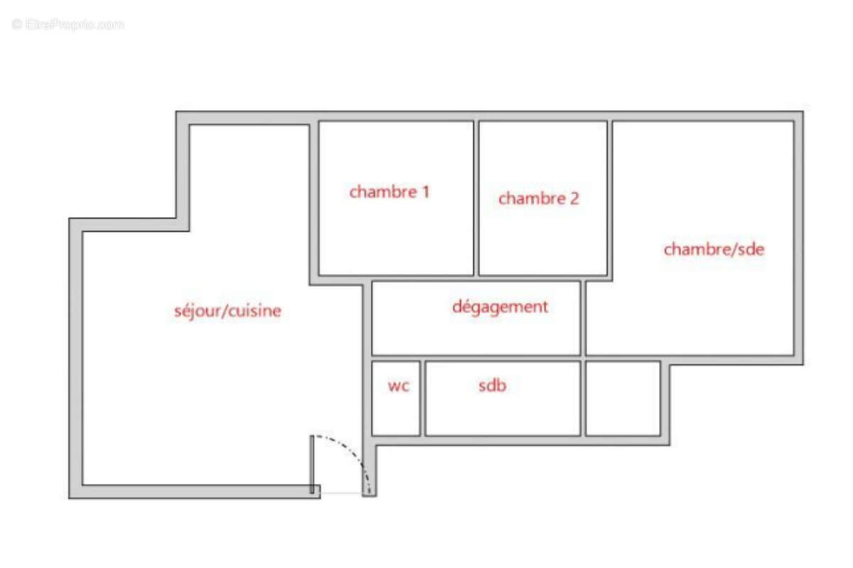 Appartement à MARSEILLE-3E