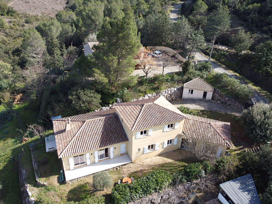 Roquebrun 34 villa 7 pièces plus studio DPE  A sur 1900 m² de terrain - photo 1
