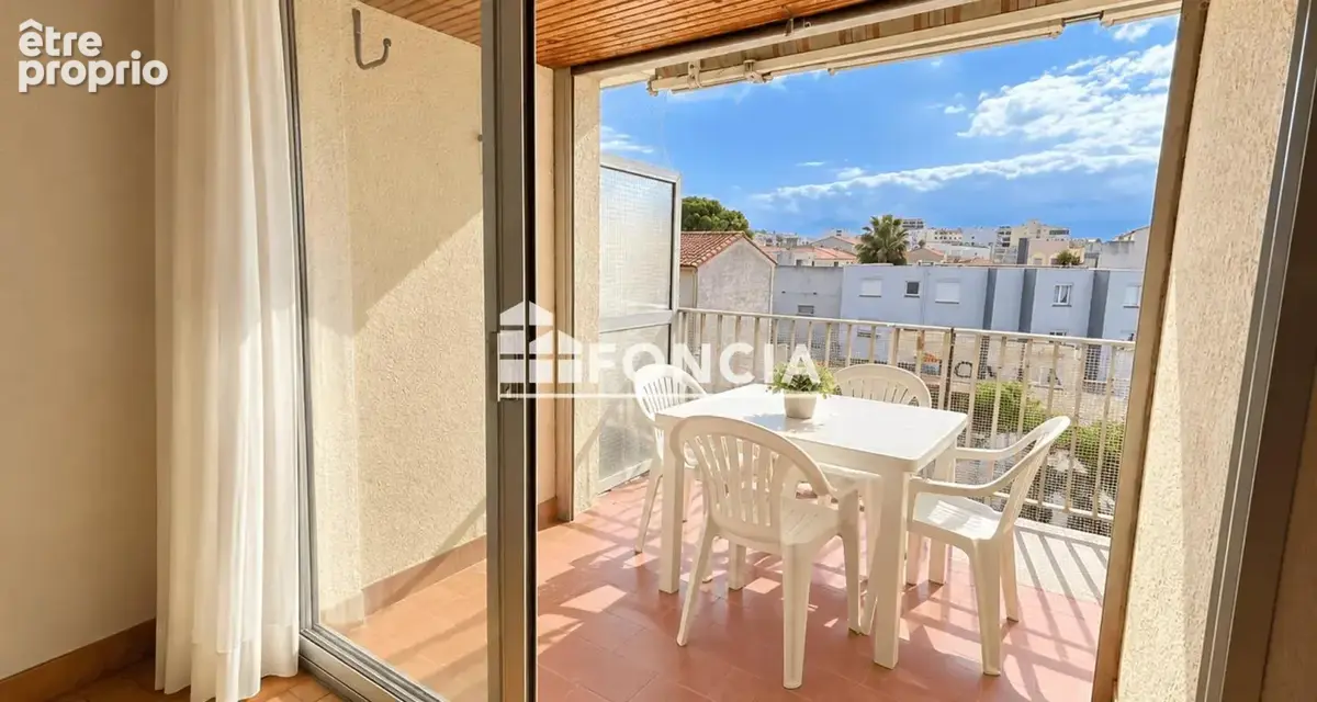 Exclusivite - canet plage – t2 traversant 39,65 m² – 3ᵉ étage – balcon sud – aperçu mer – cellier - photo 2