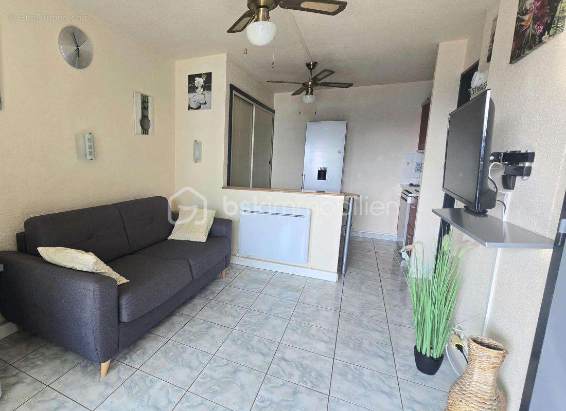 *** le barcares - appartement 2 pieces - vue etang *** - photo 4