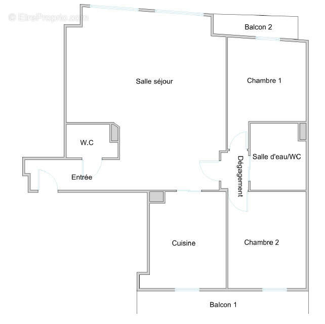 Appartement à LEVALLOIS-PERRET
