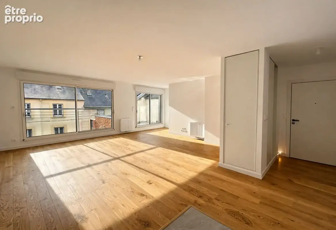 Type 4 89m² - 3 chambres - neuf - terrasse sud-est 14m² - parking sous-sol - residence standing - centre - gare 35 000 rennes - photo 2