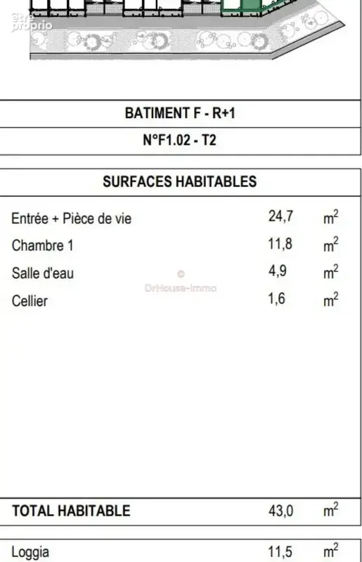 Appartement 43 m² à Bordeaux  - photo 22