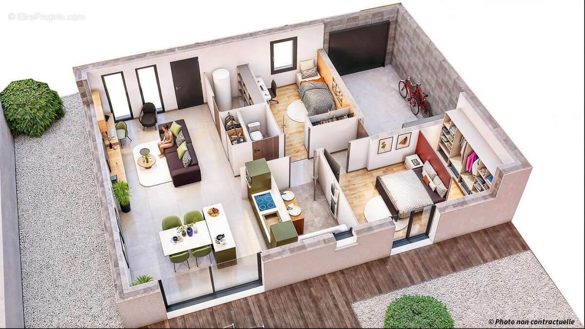 Maison 4 pièces 73 m2 - photo 3