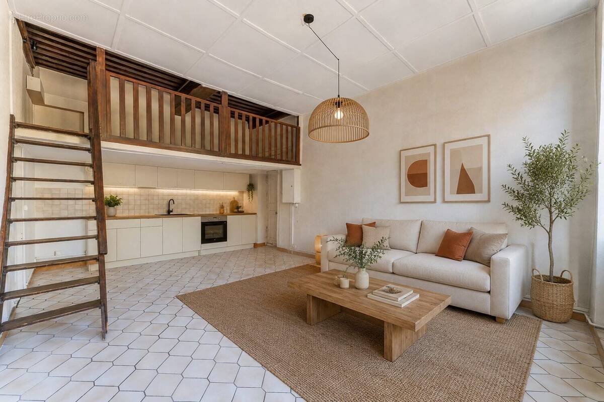 Proposition d'aménagement - Appartement à LYON-4E