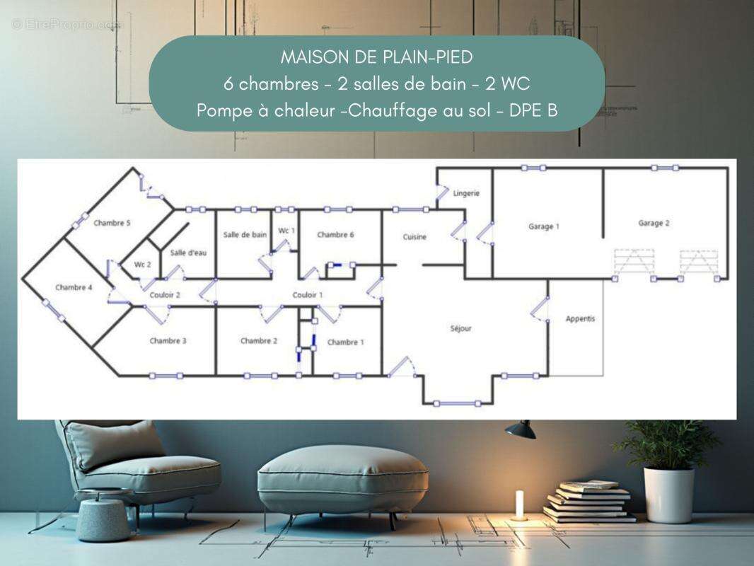 Maison à BARBECHAT