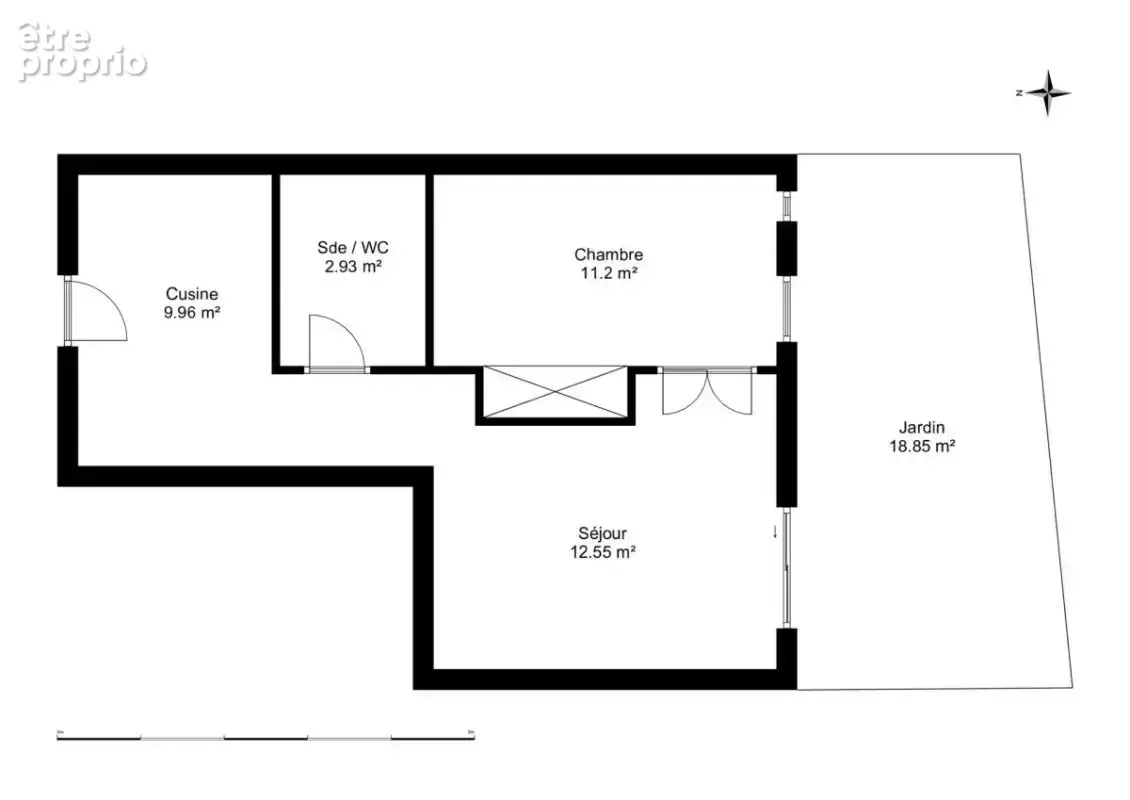 Appartement 2 pièces avec terrasse et sans vis-à-vis - photo 12