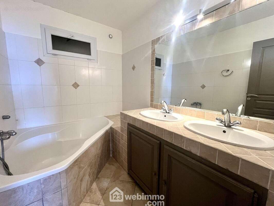 La salle de bain - Appartement à SAN-MARTINO-DI-LOTA