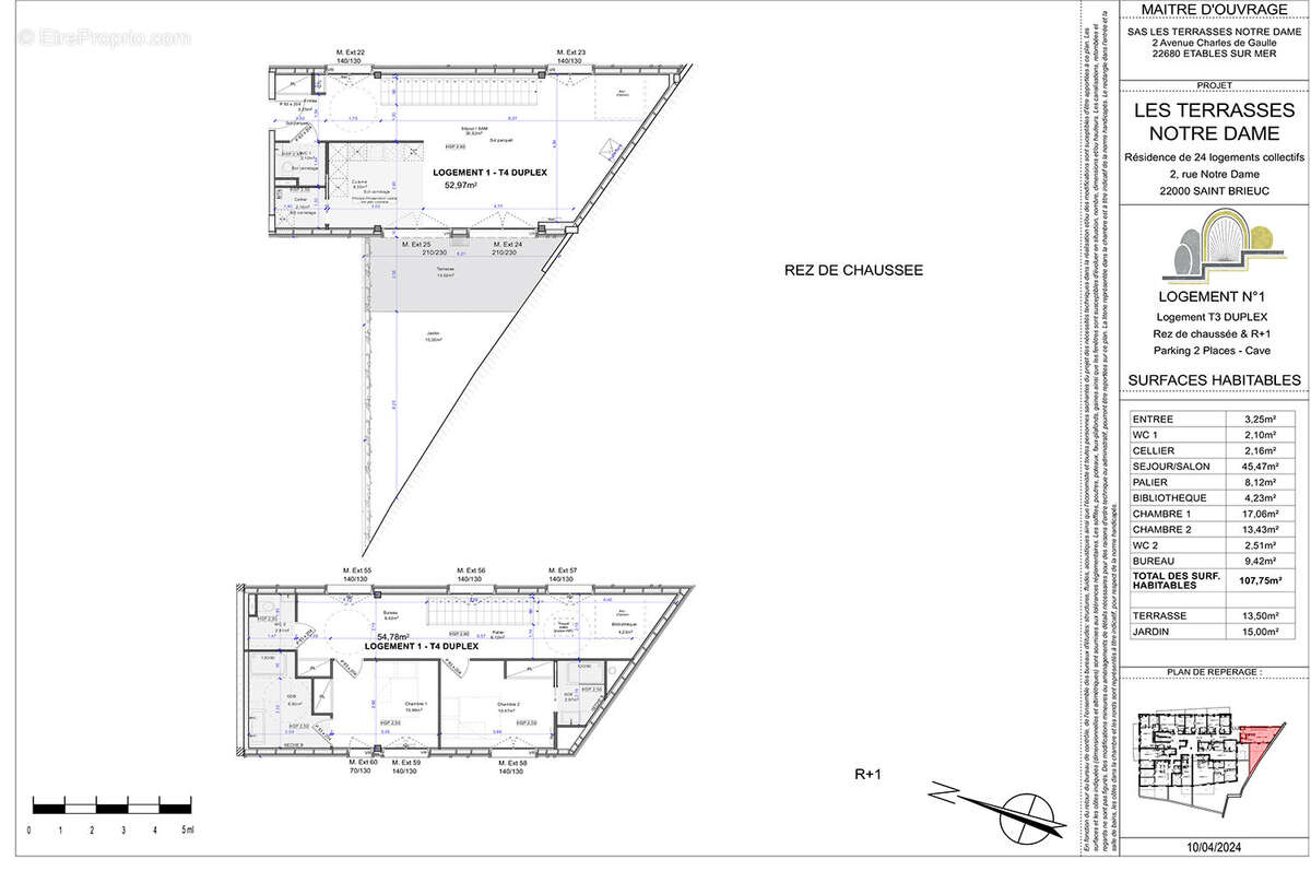 Appartement à SAINT-BRIEUC