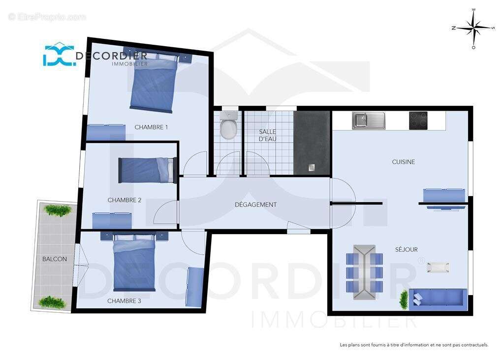 Appartement à EVIAN-LES-BAINS